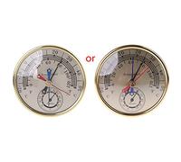 Termómetro higrómetro sin batería, soporte de pared, analógico, para interior y exterior, antilluvia, temperatura, medidor de humedad