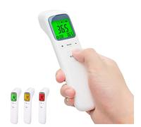 Termómetro infrarrojo de frente 2022 para uso doméstico, aprobado por la NH CE, digital, médico, alerta de fiebre, termómetro inteligente sin contacto para adultos y niños con pantalla LCD grande