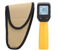 Termómetro infrarrojo DT8550E Medidor de temperatura digital sin contacto con emisividad ajustable para procesamiento industrial de alimentos ABS negro 4.31x6.81x1.34in