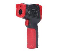 Termómetro Infrarrojo Industrial, Termómetro Infrarrojo Compacto de Mano Negro Rojo Pantalla de 4 Dígitos - 58 a 1616 °F para Medición