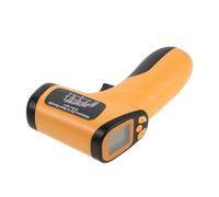 Termómetro Infrarrojo sin Contacto Pantalla Lcd, 50℃-380℃ | Diseño Ergonómico en ABS Naranja, para Verificación Industrial y Cocina Profesional, Medición Segura