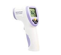 Termómetro infrarrojo sin contacto para medir la temperatura corporal y de la piel, termodetector digital con pantalla LCD inteligente retroiluminada y puntero láser, adecuado