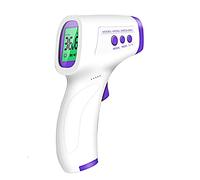 Termómetro Infrarrojos, Termómetro Digital Termómetro Infrarrojos sin contacto Termómetro de Frente con Pantalla LCD/50 Grupos Datos/Alarma de Fiebre para Bebé Adultos Humanos Cocina