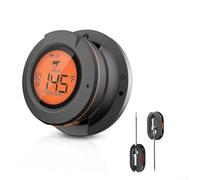 Termómetro inteligente inalámbrico para asar y hornear con 4 sondas, rango de 98 pies a 180 pies, preajustes basados en aplicaciones y notificaciones para una preparación óptima (termómetro+2 sondas)