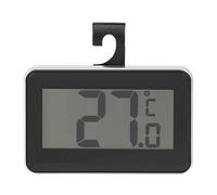 Termómetro interior/exterior Alta precisión en temperatura Termómetro electrónico resistente al agua Compacto/Ligero/Portátil(Negro)