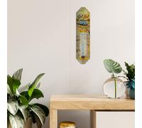 Termómetro Interior Termómetro Exterior VW Bulli Analógico Retro de Metal