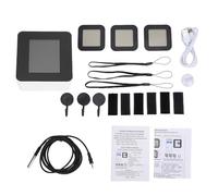 Termómetro interior y exterior, estación meteorológica, WiFi, Monitor de pronóstico inteligente, despertador, fecha y hora, funcionamiento con aplicación