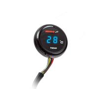 Termómetro Koso Coin instrumento adicional BA067B10 pantalla azul universal | Rango 0-120 °C, 32-248 °F, Ø 40 x 11 mm, DC 12 V, 24 g, Sensor BF030125 1/8 BSP x28