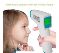 Termómetro médico sin contacto, tecnología infrarroja, lectura instantánea para uso médico doméstico, ideal para bebés, niños y adultos.