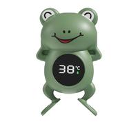 Termómetro para baño de bebé, prueba de temperatura infantil, bañera de rana | Termómetro digital impermeable dulce, sensor de calor seguro para niños, pantalla LED para agua de bañera, ayuda para