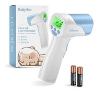 Termómetro Para Bebés Babydoc De Calidad Médica, Sensor Alemán AccuTemp, Termómetro Infrarrojo 3 En 1 Seguro Y Sin Contacto, Modo De Objetos Para Leche O Agua De Baño, Para Bebés, Niños Y Adultos