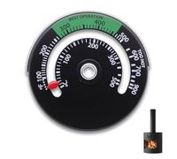 Termómetro para Estufa,Termómetro para Chimenea de Quemador de Leña Tubería de Estufa de Fuego Medidor de Temperatura para Horno para Horno Redondo de Chimenea de Leña