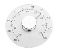 Termómetro para exteriores -40 ℃ a 50 ℃ Termómetro de esfera grande y audaz sensible de alta precisión para exteriores para ventana, puerta, interior y exterior