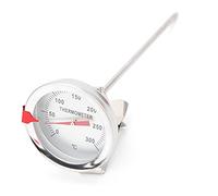 Termómetro para Freír con Lectura, Medida de Aceite, Comida Caliente, Termómetro con Dial de Rango de 50 ℃ a 300 ℃ con Dial de 5 Cm para Freír, Parrilla, Pavo, café Dulce, etc.
