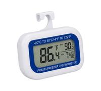 Termómetro para frigorífico, registro preciso Max Min y pantalla LCD magnética, termómetro de congelador y temperatura ambiente para hogar, tienda, cocina y sala