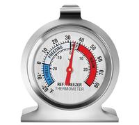 Termómetro para frigorífico, termómetro para congelador con esfera grande, termómetro de temperatura de la serie Classic para frigoríficos, congeladores y neveras portátiles
