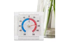 Termómetro para Interior y Exterior,Montaje En Pared Y Fácil Visualización - Medidor de Temperatura - Para Usar En El Patio Trasero, La Oficina En Casa, El Invernadero, Jardín Y Garaje