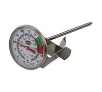 Termómetro para leche y café de acero inoxidable (vástago de 125 mm) de Brannan