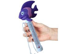 Termómetro para piscina, con cuerdas y pantalla amplia para fácil lectura, termómetro para piscinas resistente a los golpes, para exterior, interior, casa, bañera, hidromasaje, acuario, bañera de baño