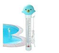 Termómetro Para Piscina | Medidor Flotante Grande Fácil Lectura Con Cuerda Y Animal Bonito | Accesorios piscina elevada | Para Exterior Interior Estanque Playa Spa Jardín Pecera