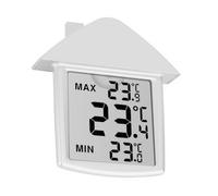 Termómetro para uso interior y exterior con ventosa pantalla LCD digital