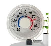 Termómetro Para Ventana Exterior - Termómetro Analógico Para Temperatura Exterior,Monitor Meteorológico Adhesivo Para Dormitorio Baño Salón - Para Sala De Estar, Dormitorio, Sala De Estud