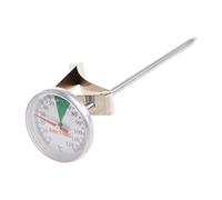 Termómetro portátil de acero inoxidable para cocina, cocina, leche, café, sonda, termómetro digital, medidor de temperatura, termógrafo, medidor de calor, higrotermógrafo, sonda de acero, soporte de