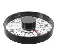 Termómetro Redondo Adhesivo para Ventana Exterior 4,3 Pulgadas Negro | Lectura Instantánea sin Pila, Rango 40 60℃ y 40 140℉, PVC y Pc, Uso Interior Exterior