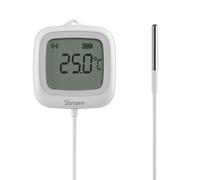 Termómetro Sonoff SNZB-02D Zigbee IP65 Pantalla LCD 2.2" Sonda 1,5 m Blanco