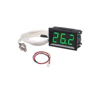 TermóMetro Termopar Industrial de Alta Temperatura Tipo K M6 DC12V -30-800 Medidor de Temperatura Digital Probador Verde