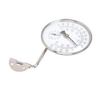 Termómetros analógicos de 100 mm, higrómetro, medidor ambiental, acabado plateado, sistemas de enlace de vidrio de cobre para termómetros de laboratorio en tiempo real