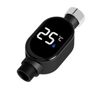 Termómetros De Agua De Ducha - Calibre De 10.5 × 4.2 × 3 Cm, Herramienta De Medición De Baño, Medidor De Pantalla Digital | Monitor De Temperatura En Tiempo Real, Dispositivo De Cocina De Guardería, U