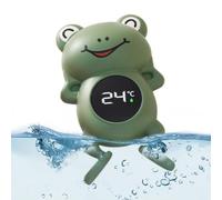 Termómetros de baño para niños - Monitor digital de temperatura del agua, juguete flotante para baño | Termógrafo de agua para bebé, termómetro de baño de rana, alerta a