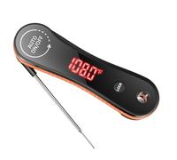 Termómetros de comida de lectura rápida, pantalla giratoria de precisión, apagado automático, carne para uso profesional en cocina, carne digital, lectura rápida