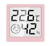 Termómetros De Mini Higrómetro: Pantalla LCD Muestra De Temperatura Interior | Medidores Electrónicos Digitales | 1.6 * 0.2 Pulgadas, Medidores De Humedad De Temperatura Para Refrigerador, Hab