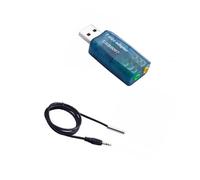 Termómetros digitales con múltiples sensores para medición precisa de la temperatura de 55 ℃ a 125 ℃ Transductor de medidor de temperatura USB Transductor de gran extensión