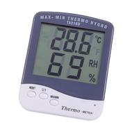 Termómetros digitales de interior higrómetro con pantalla grande y función de memoria de datos máximos/mínimos, medidor de temperatura, higrómetro inteligente con seguimiento de memoria máximo/mínimo