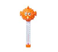 Termómetros flotantes para piscina con forma de animal de dibujos animados para niños con lectura precisa de la temperatura y diseño divertido medidor de temperatura flotante del agua