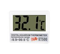 Termómetros para acuarios subacuáticos con pantalla digital LCD transparente fácil de leer, herramienta de temperatura del agua