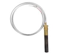 Termopar de Chimenea para Calentador de Agua 36 Pulgadas Aluminio | Conexión de Rosca Fija, Cobre y Aluminio, para Gas Natural y Licuado, Compatible Freidoras y Hornos