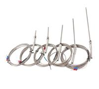 Termopar M8 de 0-400℃, 1-5m, tipo KE PT100, 50/100/150/200mm, Sensor de temperatura de sonda de rosca de tornillo, 1 Uds.(PT100,2M_PROBE LENGTH 200MM)