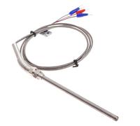 Termopar profesional Pt100 M8 de 5 mm x 100 mm, longitud de la rosca de 1 metro, sonda
