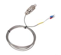 Termopar roscado de alta temperatura K/E del anillo para la medida industrial exacta 16/20 1 5m m (rosca E201 16mm)