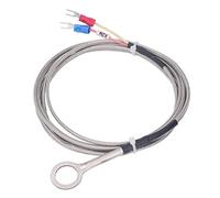 Termopar Tipo K 14 Diámetro 304 Menos Acero -40 a 1000 ℃ Termopar Tipo Sonda 2 M / 6,6 Pies (2M)