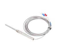 Termopar Tipo K de Sonda, Respuesta de Detección Rápida Confiable Alta Precisión Sonda de 50 Mm Blindada Sensor de Temperatura Resistente a Altas Temperaturas para Control (13.1 pies)