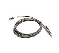 Termopar WRNT-01 1-5m K/E/J Tipo Cable blindado de compresión Sensor de láminas ajustable for sonda controladora de temperatura 5x30 mm (DxL)(J type,1.5M Cable length)