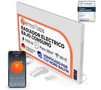 Termoplaza Radiador Infrarrojo WiFi 1100 W hasta 28 m² Bajo Consumo | Calefactor Infrarrojo - Radiador Electrico - Convector - Panel Calefactor Pared - Calefacción