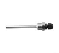 Termopozo 304 SS con rosca G1/2, para instalaciones de medición de temperatura, longitudes de tubo de 30-200 mm, diámetro interior de 6 mm, diámetro exterior de 8 mm, temperatura máxima de 250 °C