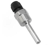 Termopozo 304 SS con rosca G1/2, para instalaciones de medición de temperatura, longitudes de tubo de 30-200 mm, diámetro interior de 6 mm, diámetro exterior de 8 mm, temperatura máxima de 250 °C