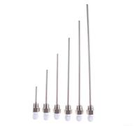 Termopozo de acero inoxidable con rosca externa NPT de 1/2 para asegurar sensores de temperatura en instrumentación de control de procesos (350 mm)